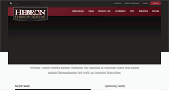 Desktop Screenshot of hebronlions.org