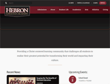 Tablet Screenshot of hebronlions.org